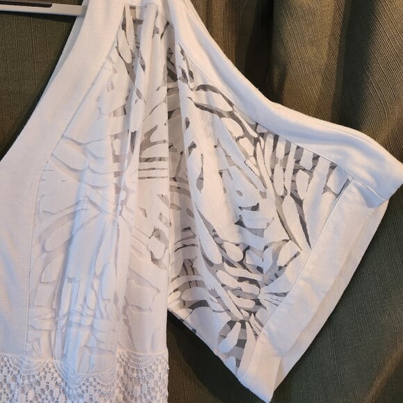 Cold Shoulder Kimono Sleeve Lane Bryant Maxi Dress - 18/20 - Picture 8 of 16